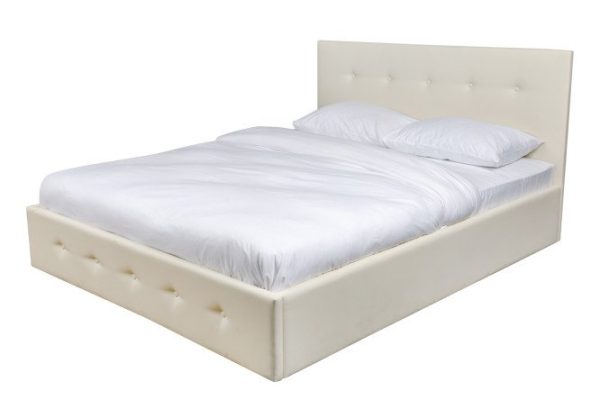 Bed with lifting mechanism Chicago ivory color 140x200 cm