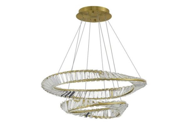Hanging lamp ST LUCE Ritorto 18 sq.m., LED, 60 cm