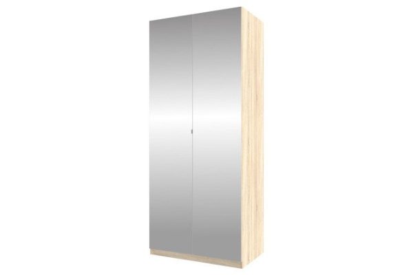 os1zcvvho65cegl8646g4m6eqdxmnsgt.jpg Wardrobe 2-door Oscar Lila 100x236x60 cm, Sonoma oak, facade - mirror