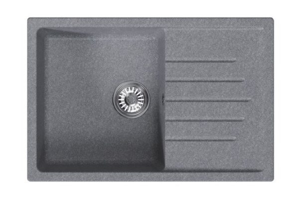 Inset sink with wing MIXLINE ML-GM19 551988 75x49.5x22 cm