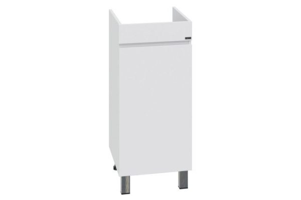 Floor stand SANTA Mars 38 cm, frame color white, facade white