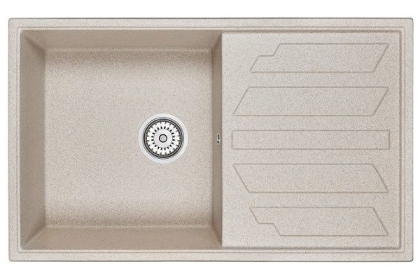 Inset sink with drainer GRANULA Granula 8601 86x50x20 cm