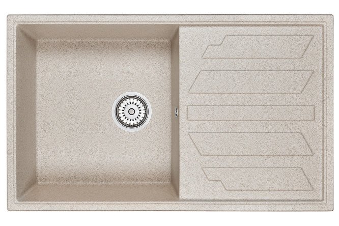 Inset sink with drainer GRANULA Granula 8601 86x50x20 cm