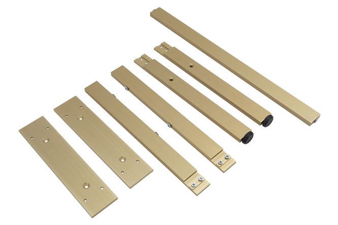 Support for cabinet Reality 1.320A12.03 44 cm, brass brush color