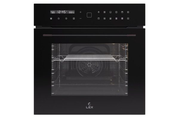 Electric oven LEX EDS 101 BBL, black 59.5x59.5x53 cm