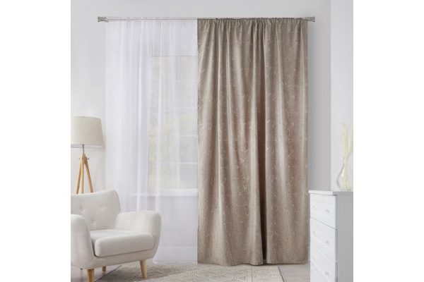 Ribbon curtain MICASA Massimo 180x280 cm, 1 piece, beige