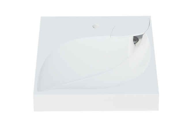 Wall-hung washbasin above the washing machine MADERA List 60x55 60x9x55 cm