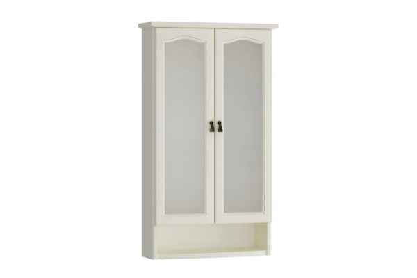Wardrobe 2-leaf OPADIRIS Rispecto Wall-hung, 58.2x101x18.4 cm, Universal