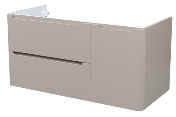 Hanging cabinet IDDIS Edifice 100 cm, frame color cappuccino, facade cappuccino