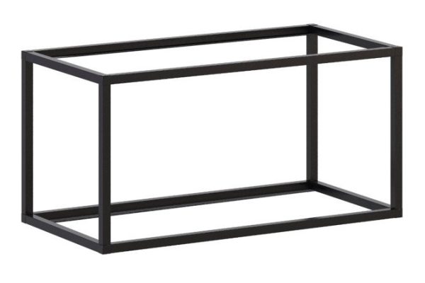 Wall shelf frame LPNLDSP 60 cm, black moiré 60x36x25 cm