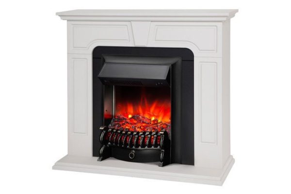 Fireplace set RealFlame Theodor STD BG-F614 + Fobos LUX BL, floor-standing