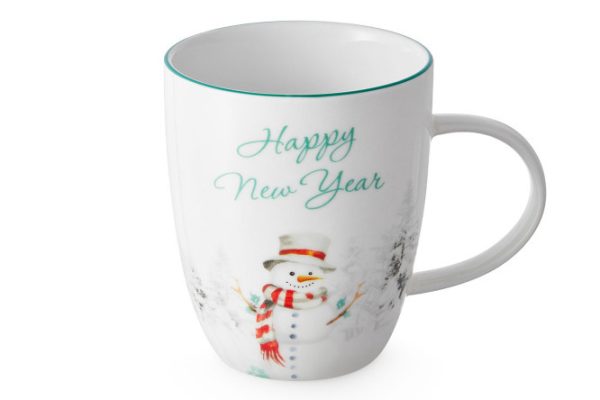 EVIO Snowman mug 370 ml, Bone china