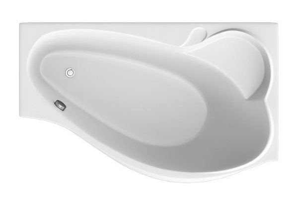 Bathtub Marka One Gracia R, white 170x100 cm