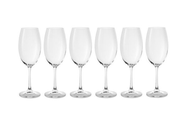 Set of glasses CRYSTAL BOHEMIA Milvus 400 ml, Glass, 6 pcs.