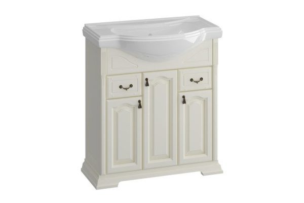 Sideboard OPADIRIS Rispecto 82.2 cm, frame color ivory, front ivory