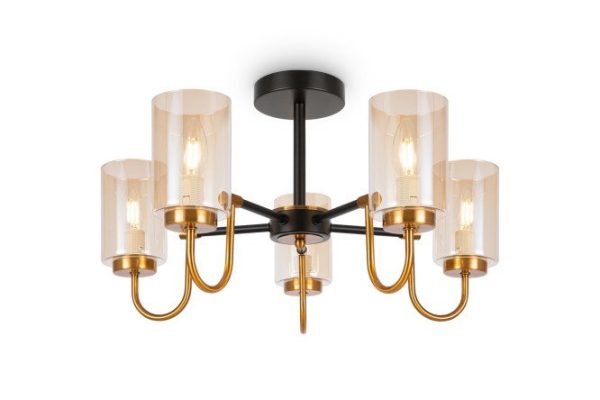 Ceiling lamp FREYA Jewel 16 sq.m., 55x23x55 cm, E14