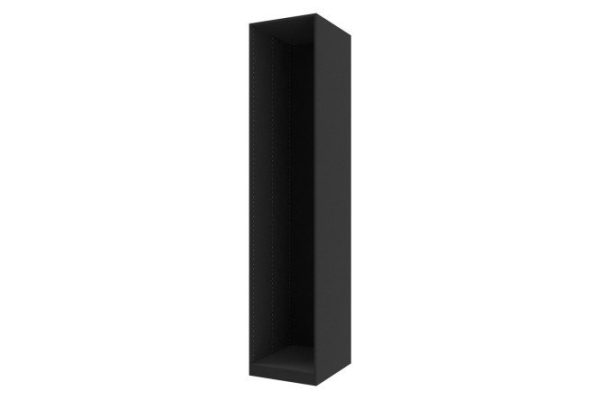 Cabinet body 1-door Oscar 50x236x58 cm, black