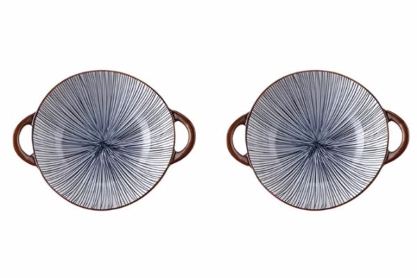 Set of deep plates HOMIUM Japanese Collection Home Ceramics, 2 pcs.