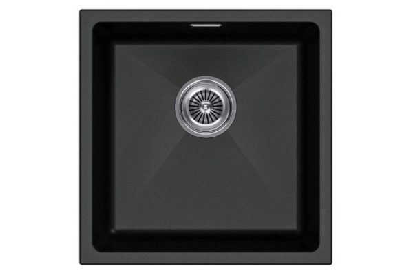 Built-in sink PAULMARK Lumi 45 UNI IT-GRANIT LU45-BL 45.5x46x21 cm