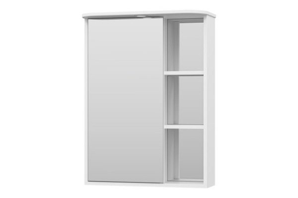 Mirror-cabinet Venus 60 P-Vnr04060-01SvL with LED backlighting 60x80x25 cm, Left