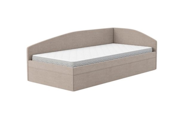 Bed with lifting mechanism Dream right-handed color beige 120x200 cm