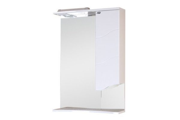 Mirror cabinet with lighting ONIKA Line 58 205820, right 58x80x17 cm, Right