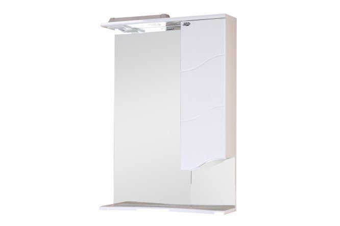 Mirror cabinet with lighting ONIKA Line 58 205820, right 58x80x17 cm, Right