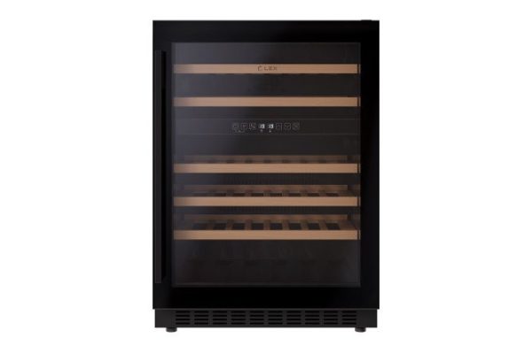 Wine cabinet LEX LWD6046BL dual zone, black