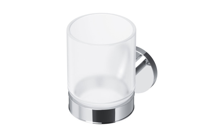 Wall-mounted glass with holder AM.PM X-Joy A85A34300 190 ml, Glass, screw fastening