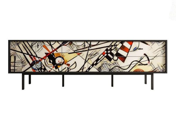 Chest of Emerson by Kandinsky with 4 doors and 2 drawers