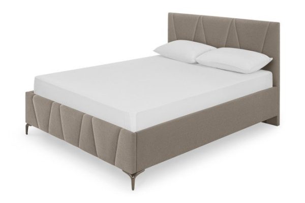 Bogema bed frame grey-beige 160x200 cm