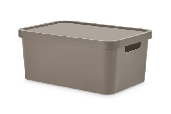 Container with lid Stafi Terra 17.8x11x25.8 cm, 4.5 l