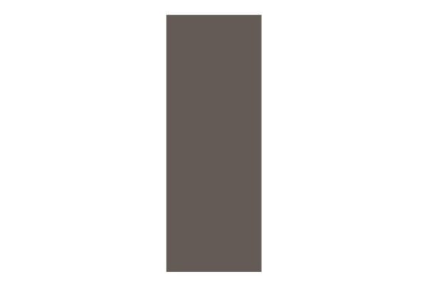 Decorative overlay Demi for wall cabinets 35.3x96 cm, matte taupe color
