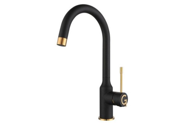 Kitchen mixer RIVELATO Garda 1923502 nero oro