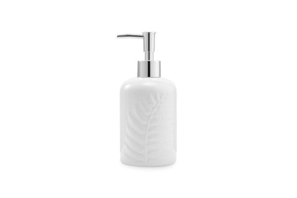 Liquid soap dispenser EVIO Leaf 350 ml, Ceramic