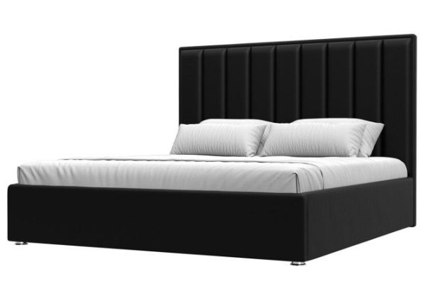 Bed with lifting mechanism Aphrodite color black 200x200 cm