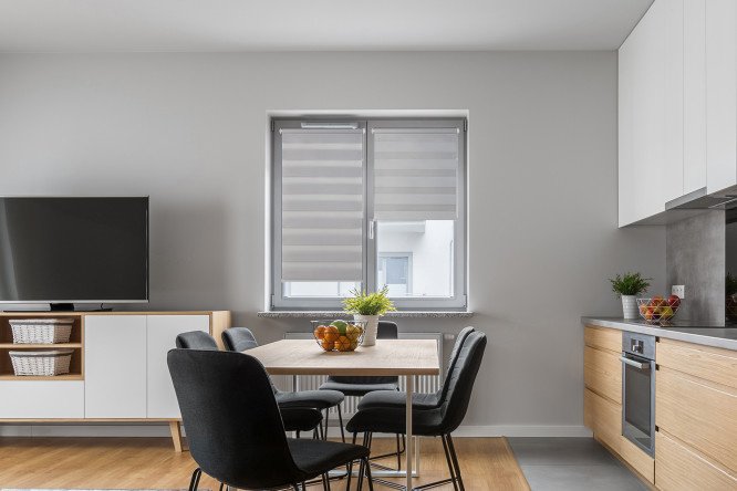 Roller blind MICASA Dante color gray, 76x180 cm