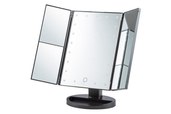 BERKRAFT Glamor Tabletop cosmetic mirror, 34.5x28x12 cm