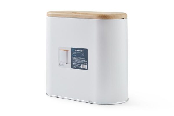 BERKRAFT Tokio waste container with lid 34x31x15.5 cm, 10 l