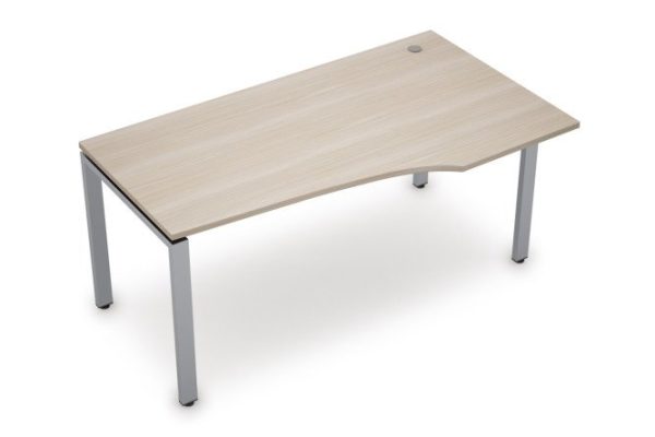 Avance curved table 140x75x90 cm, right