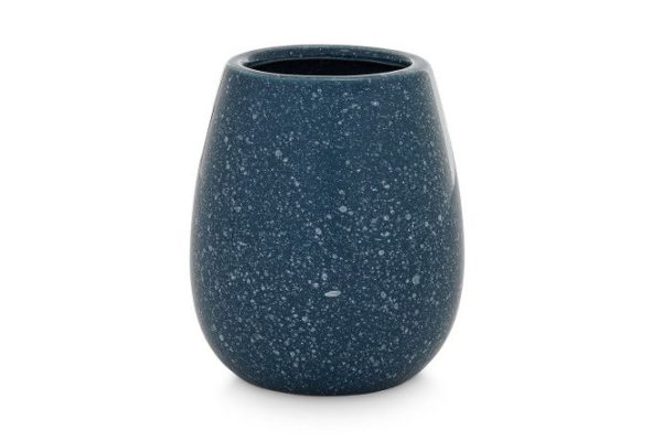 Glass for toothbrushes EVIO Nobila 5.7x9x5.7 cm, Ceramic