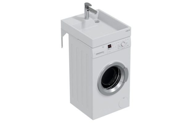 Wall-hung washbasin SANTA Jupiter above the washing machine Wall-hung, 50x10x60 cm