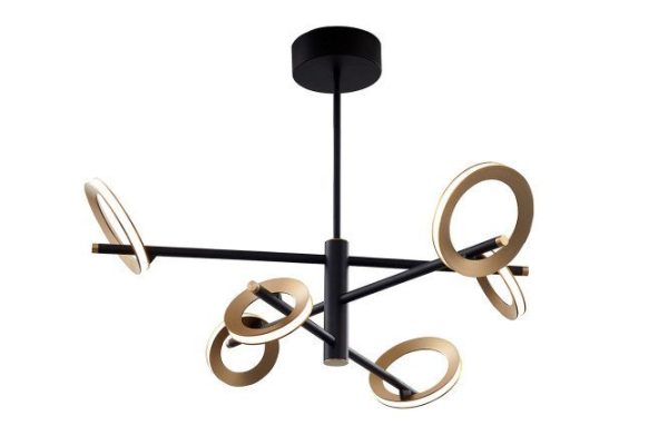 Hanging chandelier FAVOURITE Jongleur 14 sq.m., LED, 85 cm
