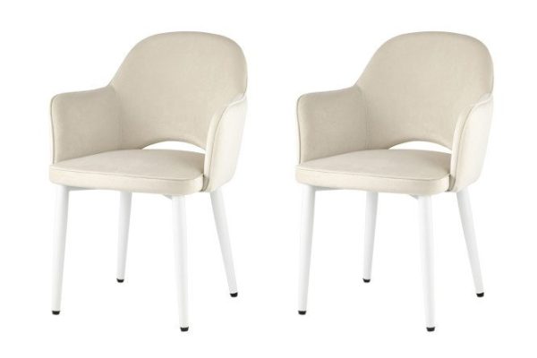 Set of Venus New chairs with armrests 58.5x82x64.5 cm