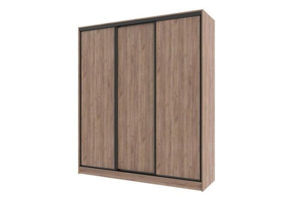 Sliding wardrobe Home 200x229.5 cm, tobacco oak Craft