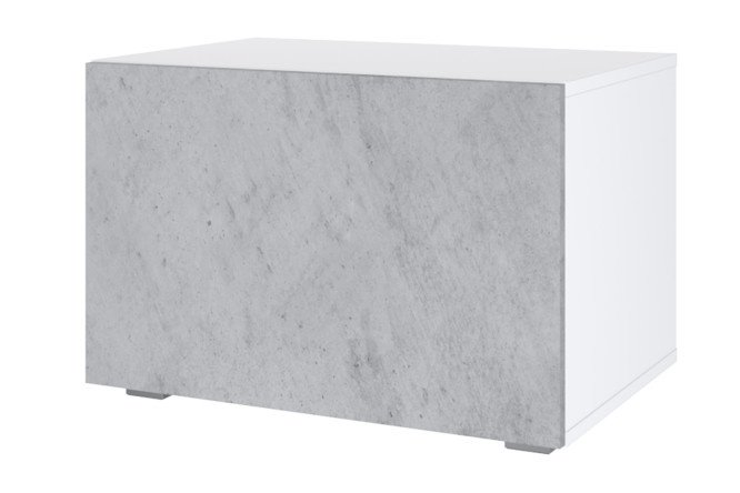 Cabinet Oscar Amika 60x40 with door, white / concrete
