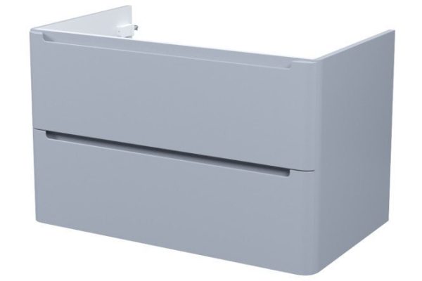 Wall-hung cabinet IDDIS Edifice 80.2 cm, frame color light gray, facade light gray