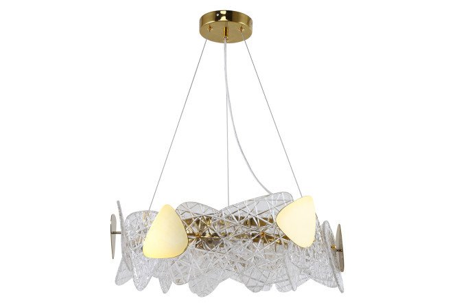 Hanging chandelier FAVOURITE Krakle 2 sq.m., 49x30x49 cm, G9