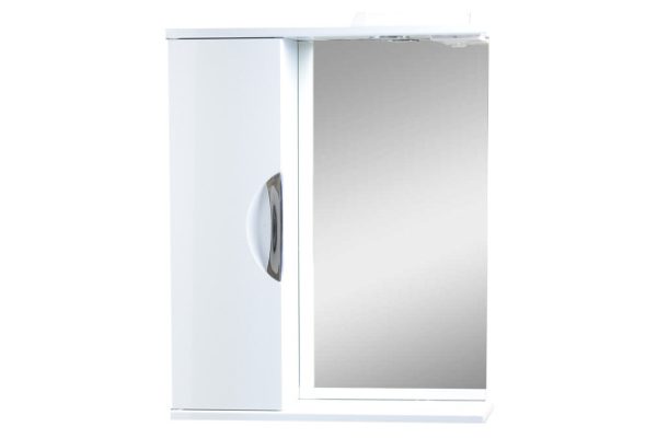 Mirror cabinet Millie with lighting Hanging, 60x70x16 cm, Left