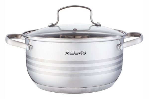 Casserole with lid Bonne Line AL-2131 4 l